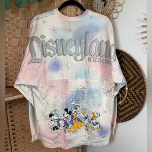 Disneyland Resort 100 Years of Wonder Spirit Jersey Long Sleeve Tshirt Size Larg
